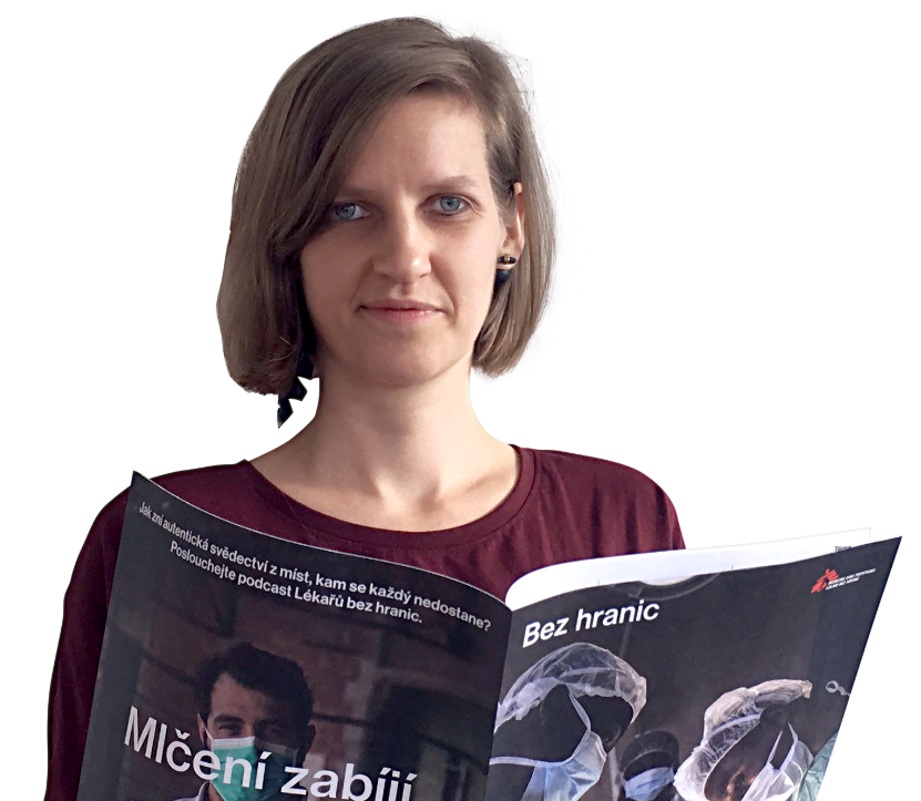 Jasňa Riegrová, content strategist of the Czech office of Doctors Without Borders
